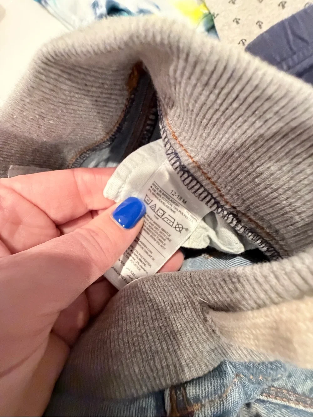 12M Baby Boy Bundle | Carter’s Old Navy Jeans & Bodysuits 9pc